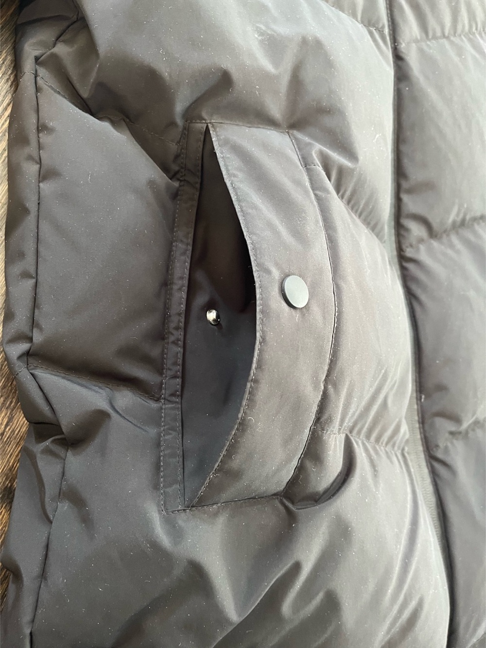 Zara Black Water & Wind Protection Hooded Down Feather Long Puffer Coat Size XS - Picture 7 of 15